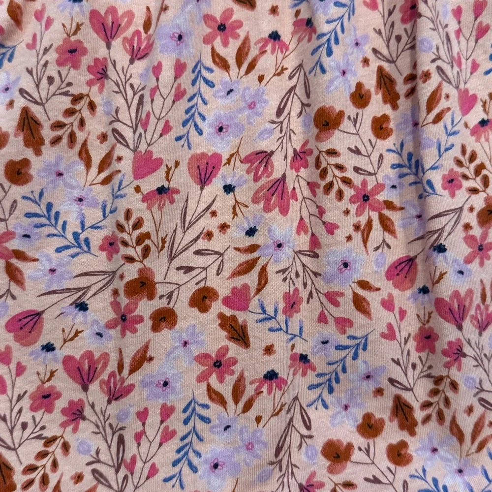Carter’s KID Girls Pink Multi-colored Floral Long-Sleeve Dress - Size 8/8A